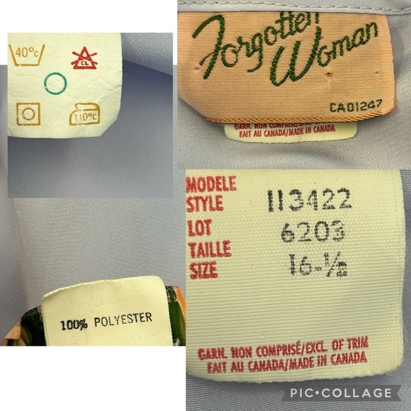 FORGOTTEN Women vintage light pastel lilac purple ruffle peplum dress sz 16.5 - Picture 6 of 11